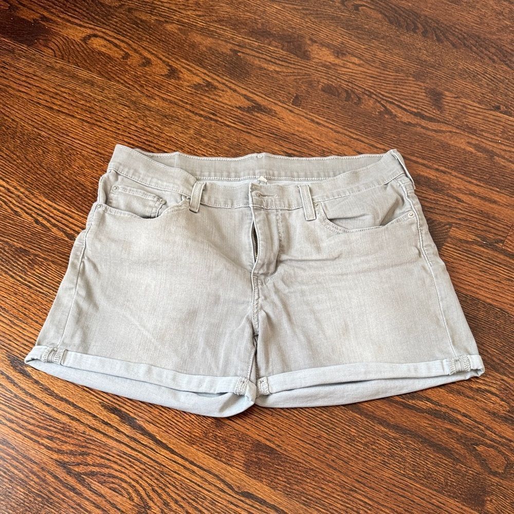 Levi’s Grey Women's Denim Shorts - Very Soft!